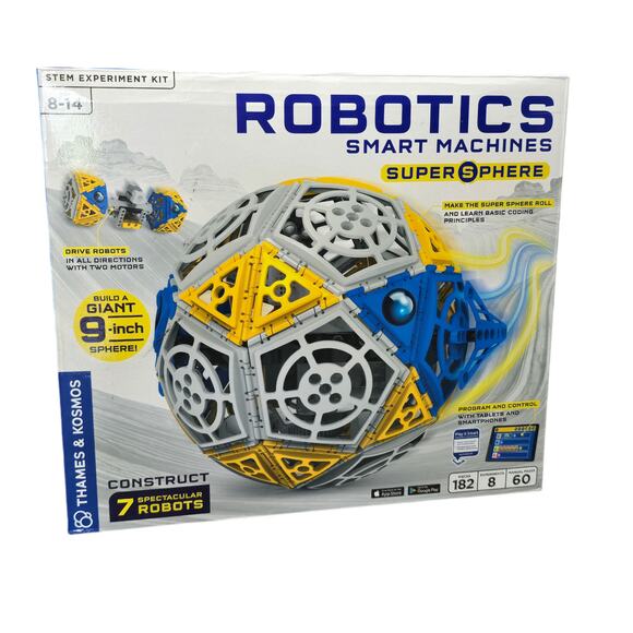 Thames & Kosmos Robotics Smart Machines Super Sphere STEM Experiment Kit Robot - Picture 1 of 15